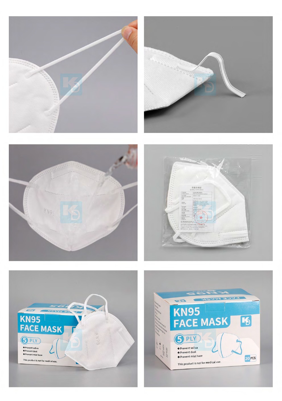 KN 95 protective face mask KD（World Wide）